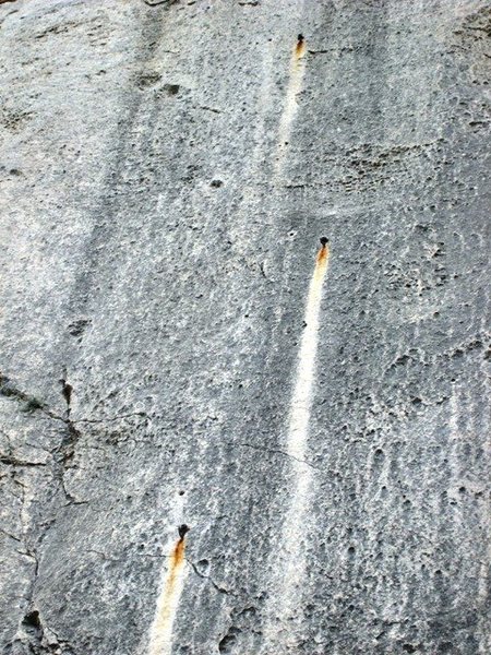 Bolt streaks at Mont Sainte Victoire, France