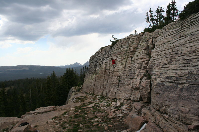 lookout crag 10,759 ft high uintas<br>
