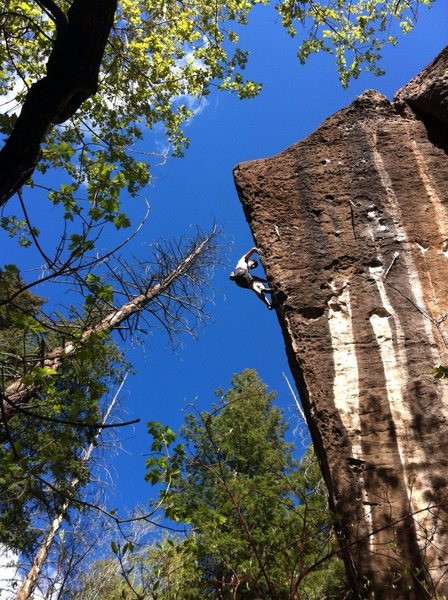 Easier climbing once you've made it this far.