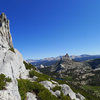 looking toward Cathedral Pass and Cathedral 