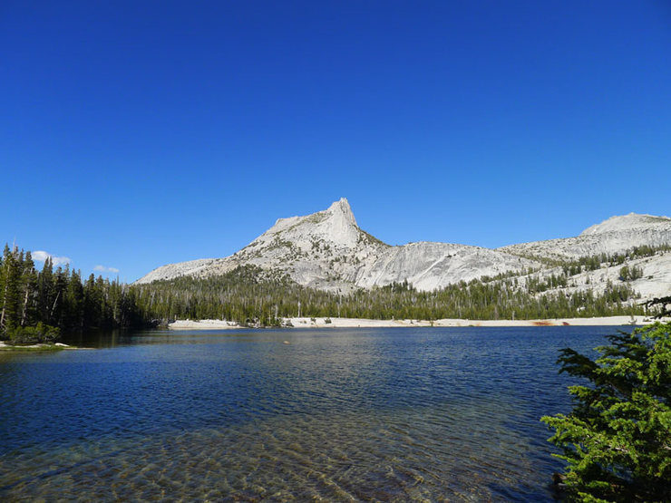 Cathedral Peak from Cathedral Lakes