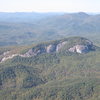 I shot this photo while doing some flying in the Asheville area. I think it's Looking Glass Rock but I am not from the area. It was shot from the North.