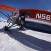 Landing in the Ruth Gorge.