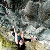 Heather Lords firing the crux.