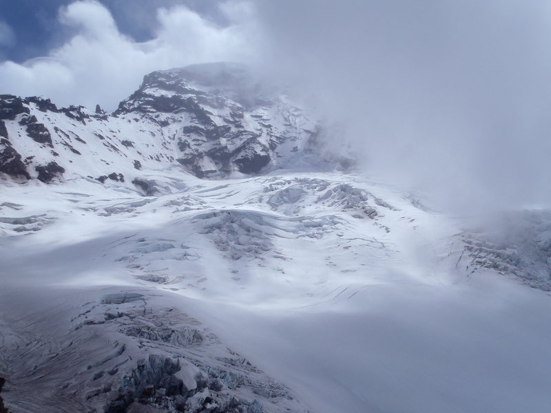 Carbon Glacier and Curtis Ridge