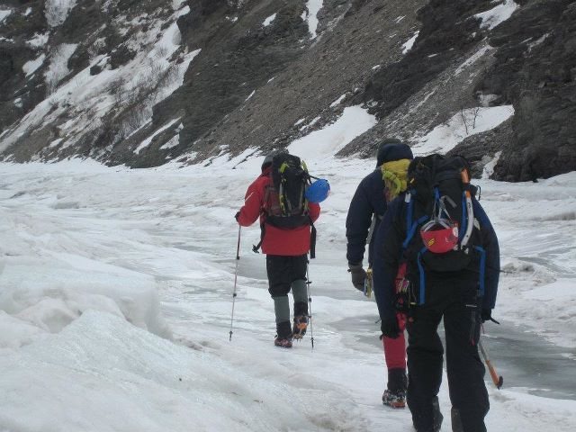 The approach to Johnny Cash Falls, March 2012