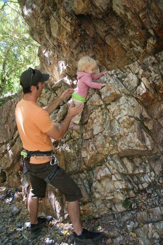 Climbing with toddlers