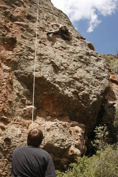 Finding the line through the crux.