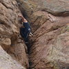 Serpentine free solo with shoes.