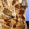 Rombo Di Vento, 6c, the route of all routes at Rocca di Corno