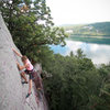 Stewart of the HWDAMF on "Lost Face Overhang".