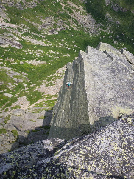 The Fairy Tale Traverse variation of the last pitch - a must do!