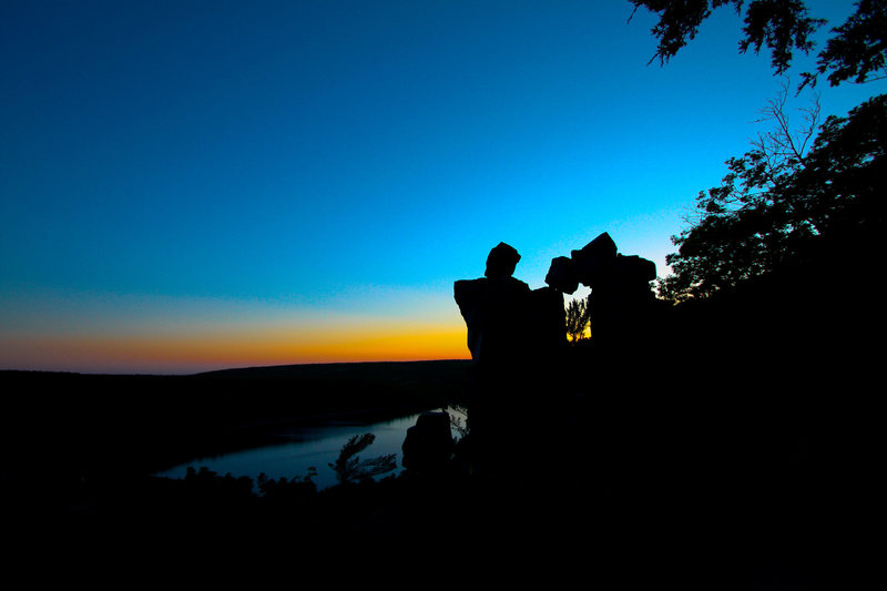 Devil's Doorway. Devils Lake, WI.