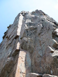 This is the right side of the upper crag.<br>
The 'Corner Route' and 'Unnamed Route' are visible in this picture.