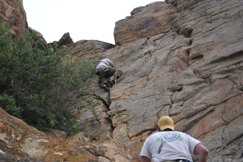 Practicing run outs in Wolcott, CO