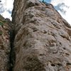 The left arete of the Cobra Pillar.  The Gooey Grasshopper is the striking arete.