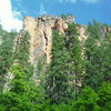 Big corner on left is Bob. Cool looking shadowy crack in middle is Barefoot Fred.