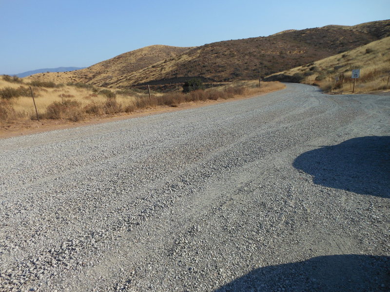 A new layer of crushed gravel on Rush Canyon Road courtesy of the USFS has greatly improved the previously rutted, bumpy, and dusty drive to Texas Canyon (The USFS designation is Table Mountain).