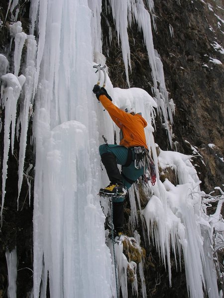 Ice pillar in Sconny!