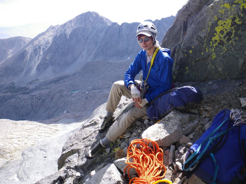 21-August-2012: Me just before heading up the Twilight Pillar (III, 5.8+)