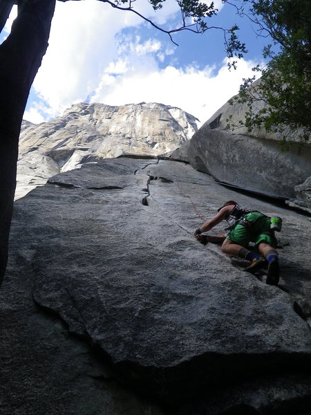 starting up Moby Dick, I think it is my favorite climb right now