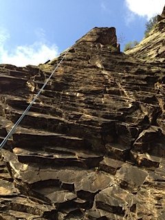 A rope hanging over The Great Escape