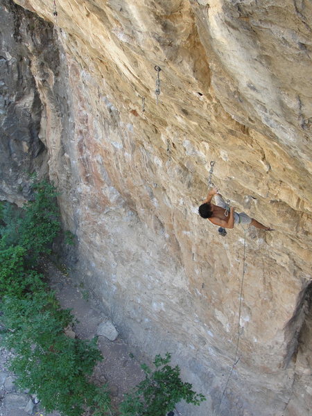 wei entering the steep section.