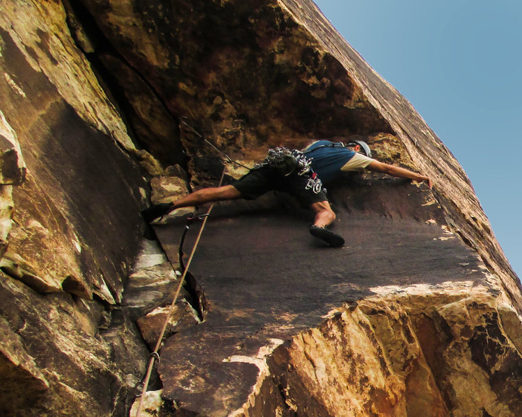 Pulling the roof move on Bruja's Brew. Photo by Gigi.