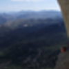 Vertical panorama of the belay ledge