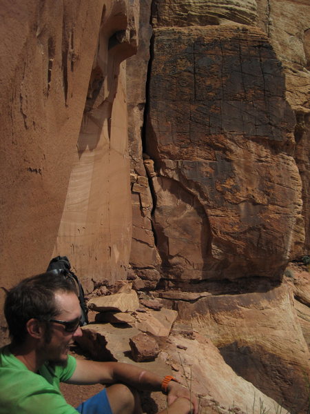 Garrett Weaver on biv. ledge ~500'