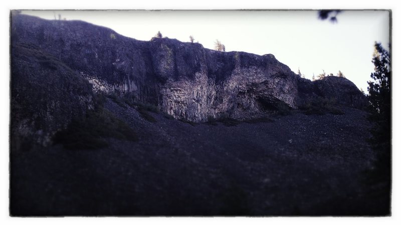 Overview of the Front Wall and Cave.