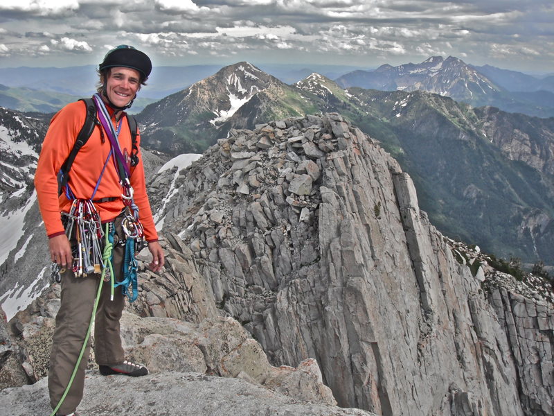 Lone peak summit wall. Open Book. Trip Report: http://rjohnasay.blogspot.com/2011/07/lone-peak-trad-climbingworld-class.html