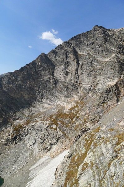 Looking across the cirque.