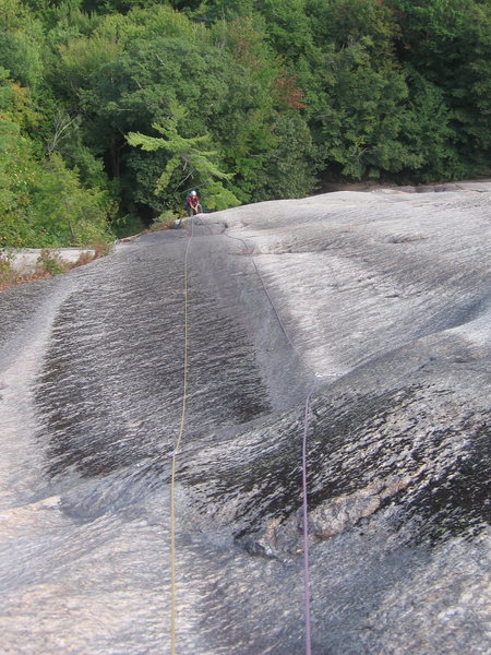 Looking down at the Cajun Washboard pitch, 5.6