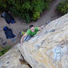 Crux of Kelly's Arete. Nate Erickson. Sept, 2012.