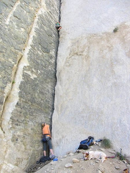 HMo and Lulu on the belay