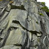 Pinching the arete on Natural Log Cabin