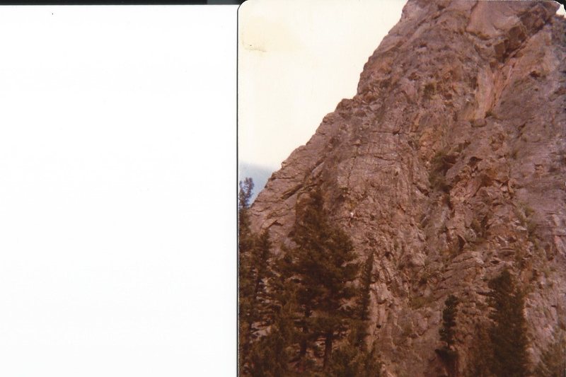 George Bracksieck is visible just above a tree in left side of photo, leading p.1 on 7/22/77.