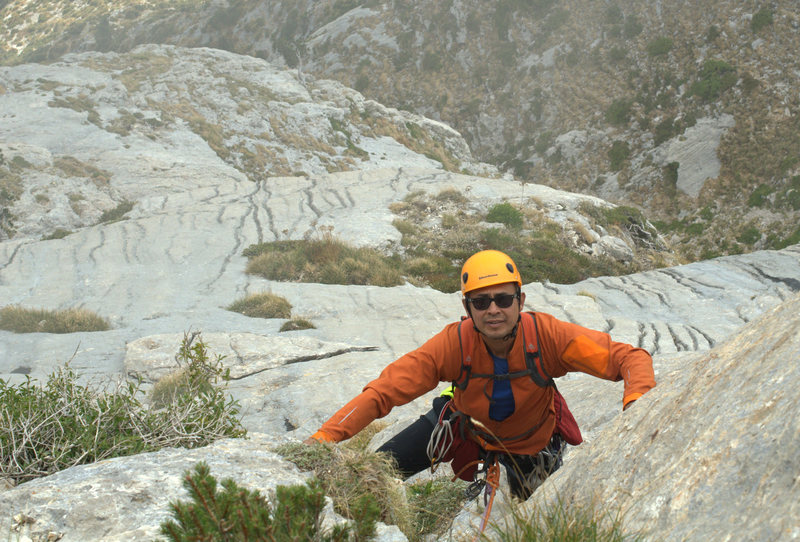 Finishing our ninth pitch on Via de Tots.