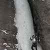 Ouray - Camp Bird Road - Skylight<br>
<br>
Post climb celebration