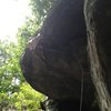 Working up into the Azucar roof