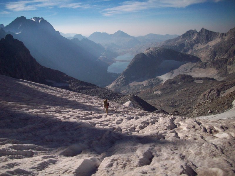 Sphinx Glacier, looking west