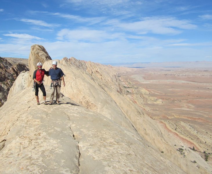 Paul and Gene on the summit