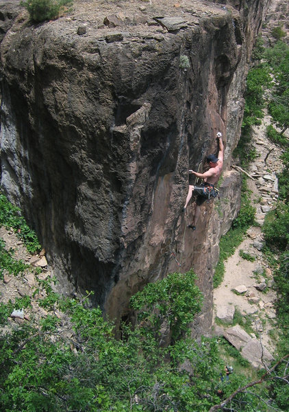 Ian Achey, 2nd ascent.