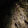 Headlamp Climbin at the Grotto