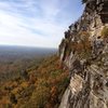 High Exposure belay ledge. Looking South. Photo taken by Jordan N.