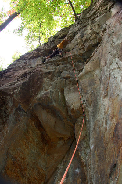 Tim climbing Easier Said Than Done.