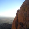 Muttonhead from the Sheepshead descent, near sunset.