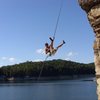 Just having fun on Wendy's Jugs. Summersville lake, wv