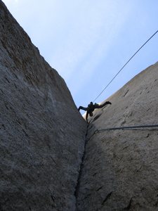 Dylan rocking a bomber stem in the Enduro Corner